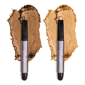 Sombra de Ojos Julep 101 crema a polvo bronce con brillo suave