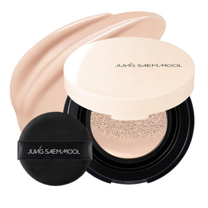 JUNG SAEM MOOL Essential Skin Nuder Cushion, aplicación suave para un acabado natural y radiante.