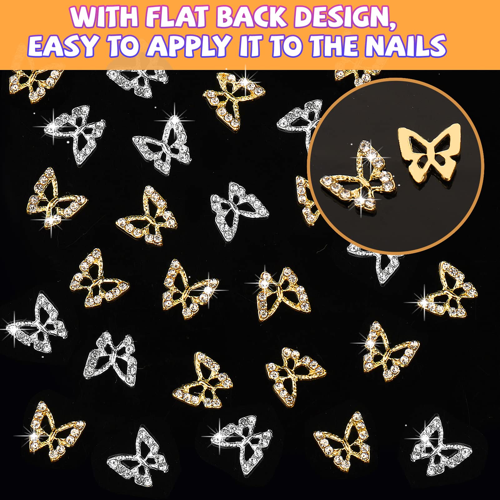 Juome Nail Charms decoración multiuso para uñas y más.