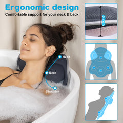 Confort óptimo para la cabeza gracias al soporte ergonómico de JUSDOO.