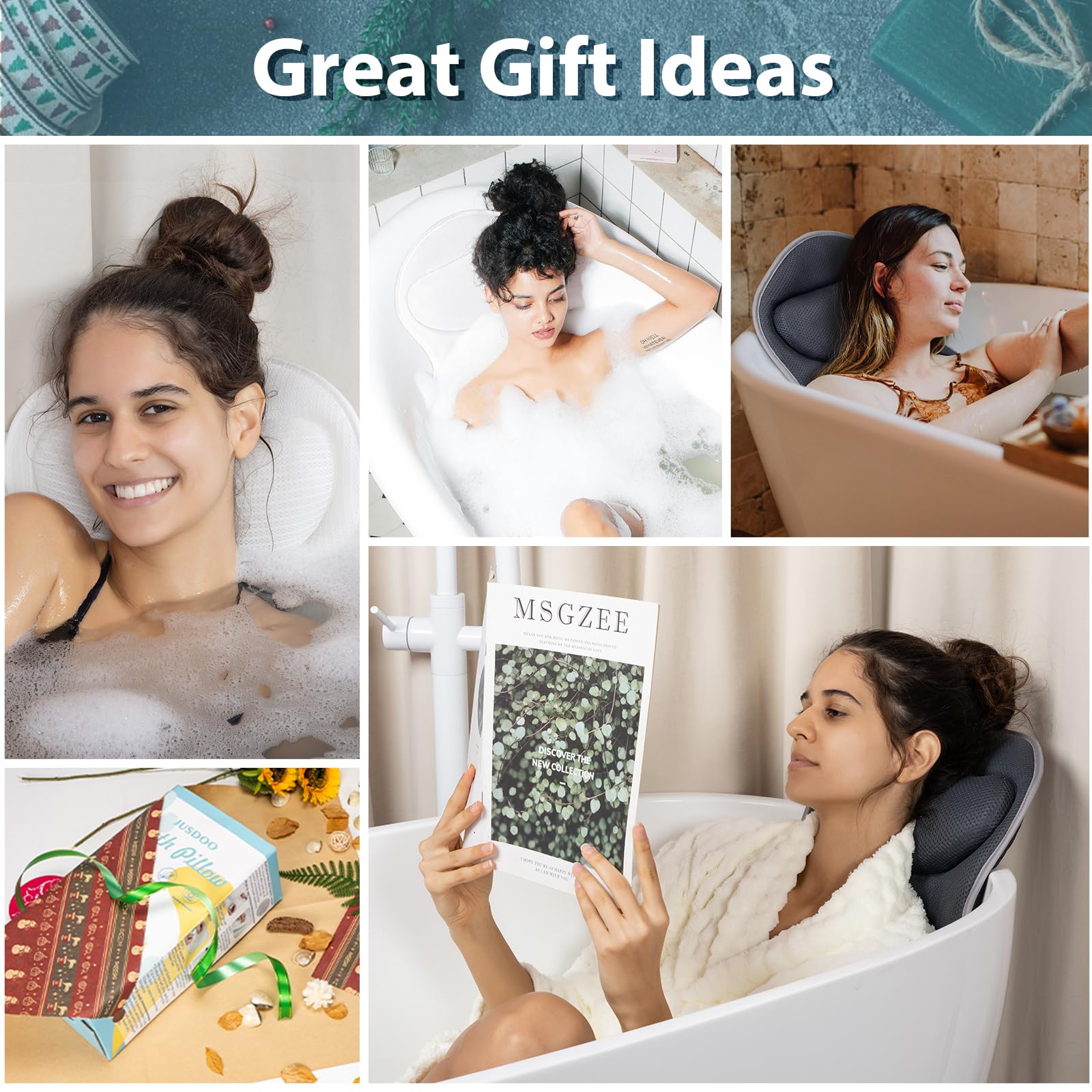JUSDOO regalo ideal para spa en casa, relajación diaria.