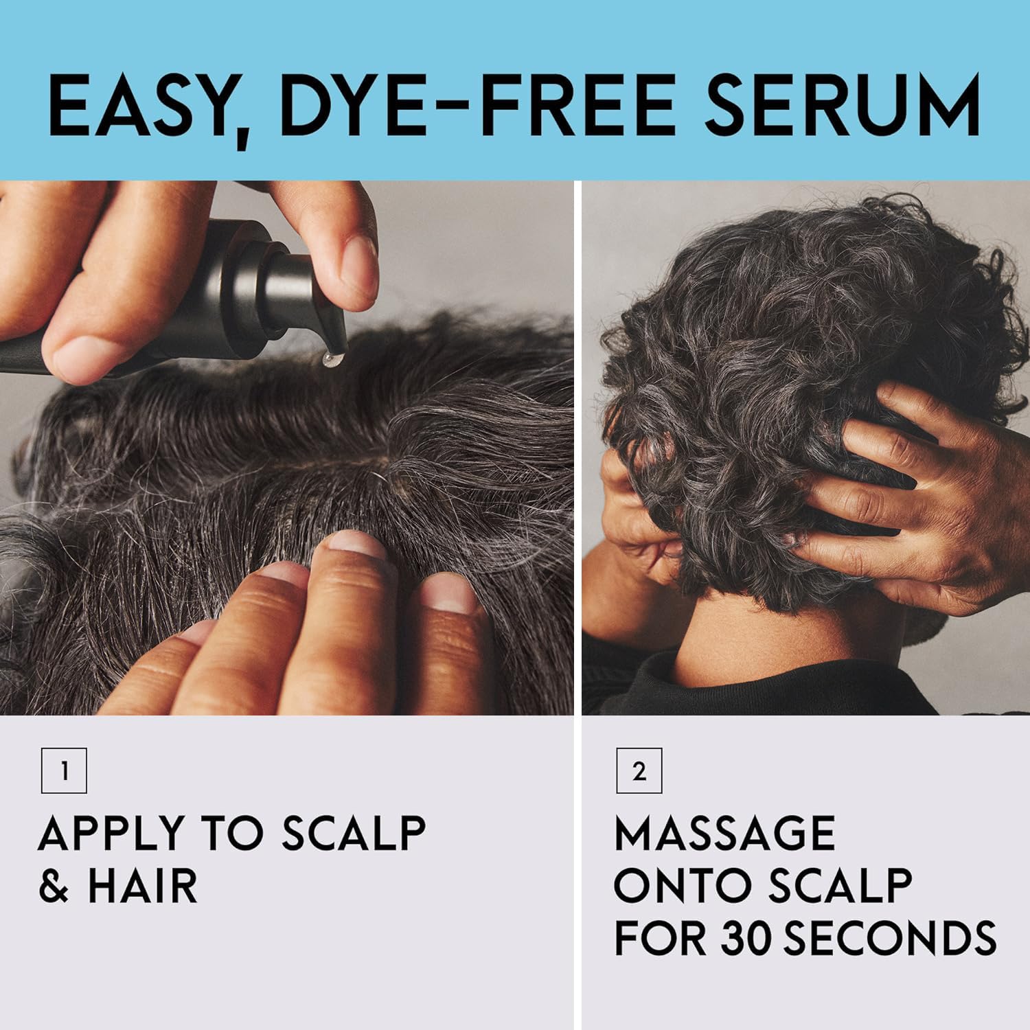 Just for Men Serum Reversa Canas - keratina para fortalecer las hebras.