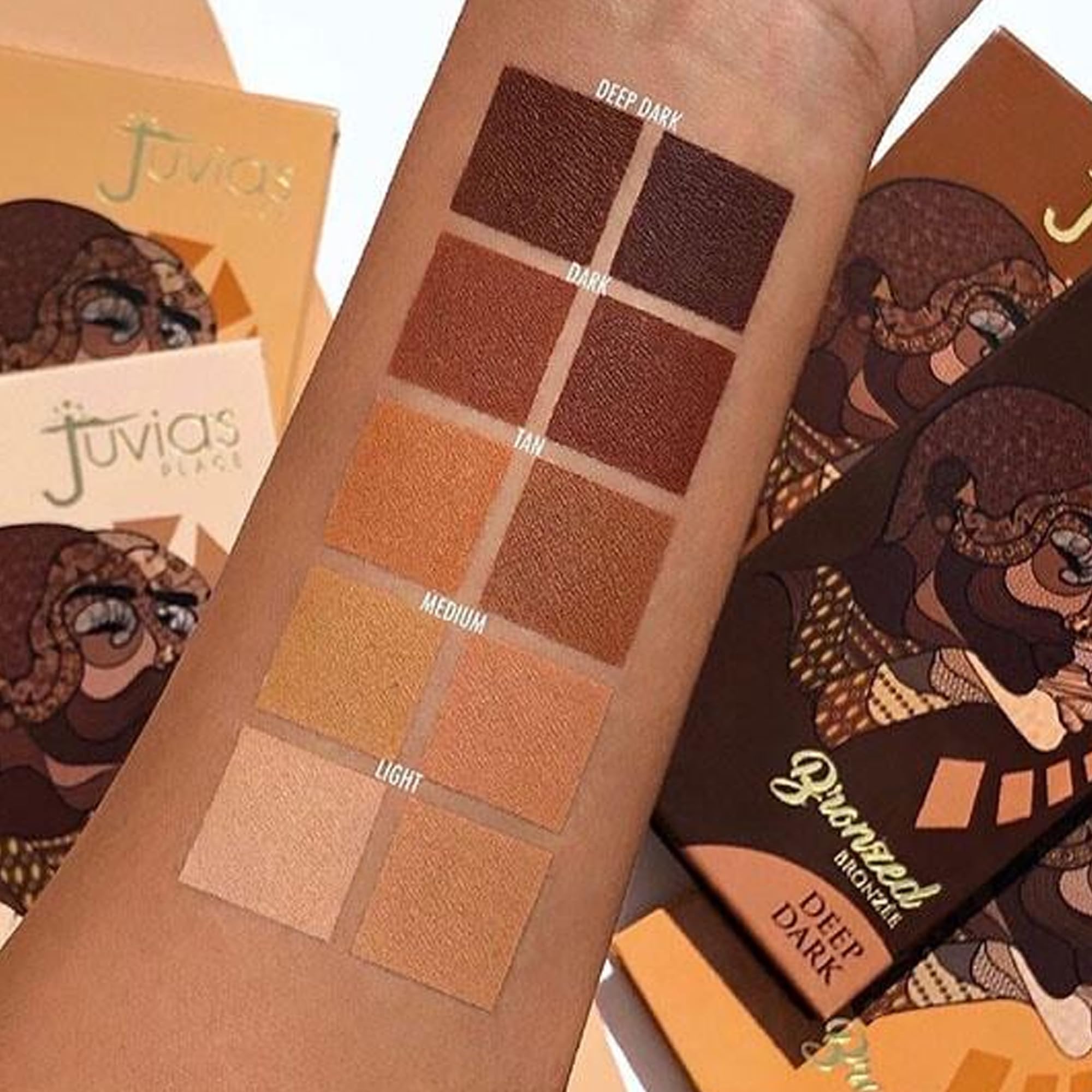 Juvia's Place Dúo Bronceado Light, regalo ideal para amantes del maquillaje.