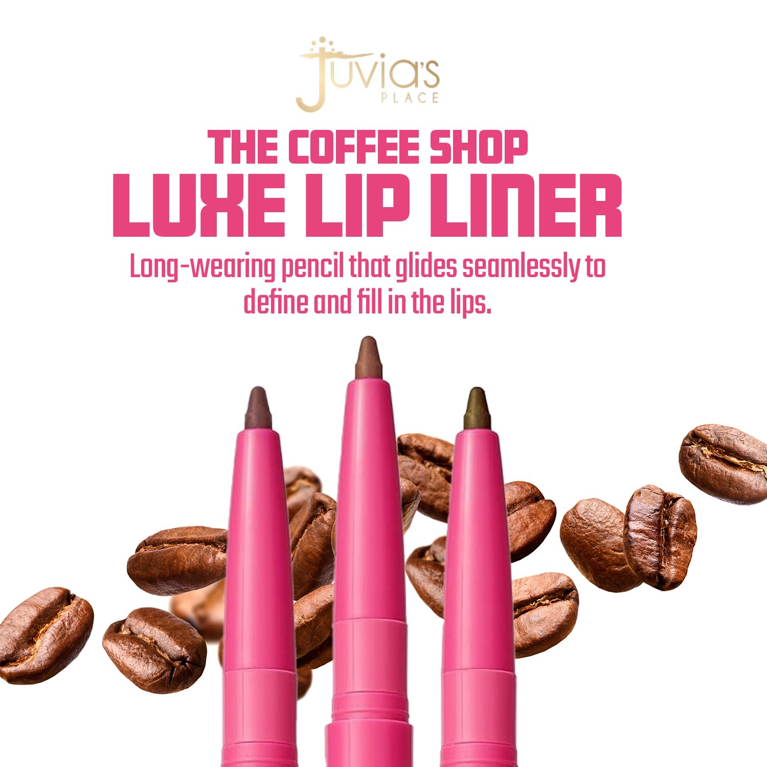 Aplicación suave de Juvia's Place Cocoa Latte para acabado mate duradero