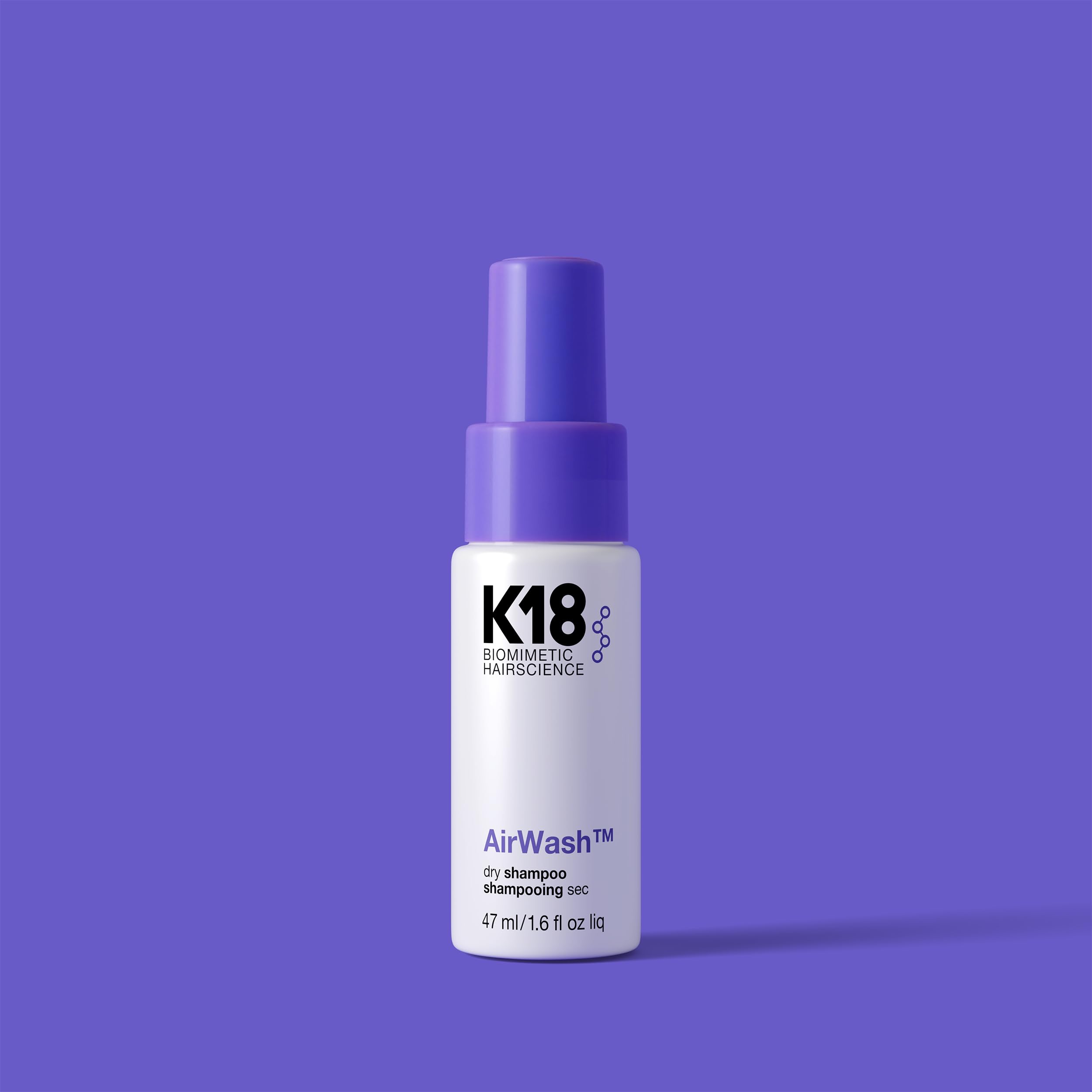 K18 AirWash Dry Shampoo tecnología odorBIND para eliminar olores