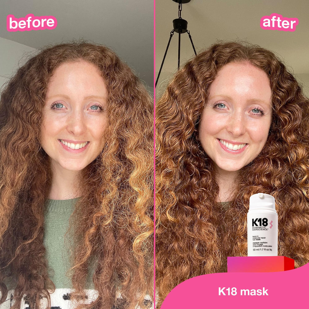 K18 cabello sano y brillante; aspecto renovado.