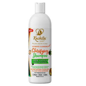 Kachita Spell Champú Clarificante, envase del producto para limpieza profunda.