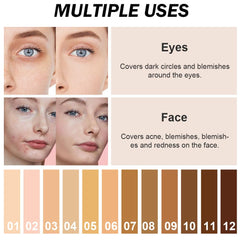 Aplicador-concealer Kaely para aplicación precisa y uniforme.
