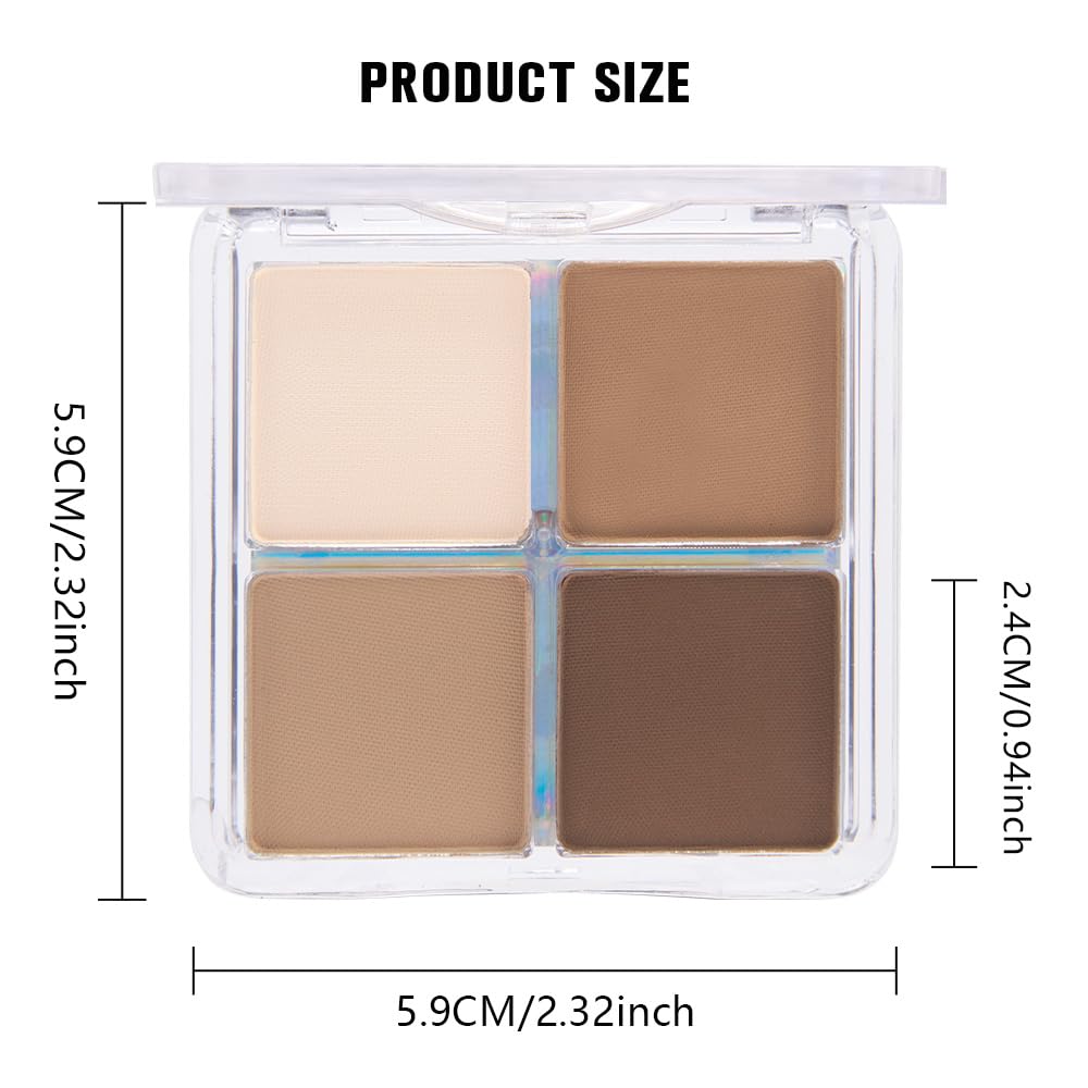 Regalo ideal Kaely paleta de sombras en polvo para amantes del maquillaje.