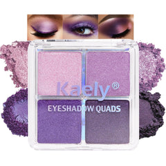 Kaely Paleta Lavanda Brillo, acabado suave y duradero.