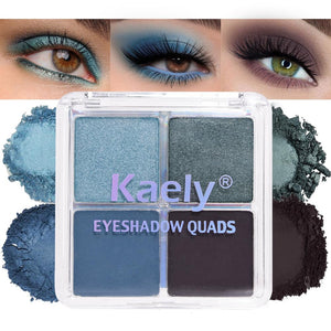 Paleta Kaely con tonos azul taupe para looks diarios.