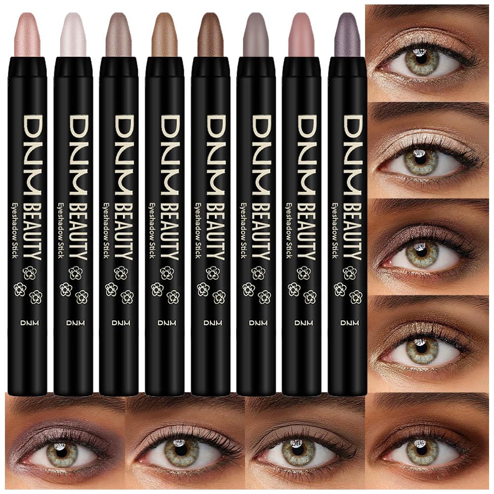 Kaely set de 8 bastones de sombras crema para uso rápido.