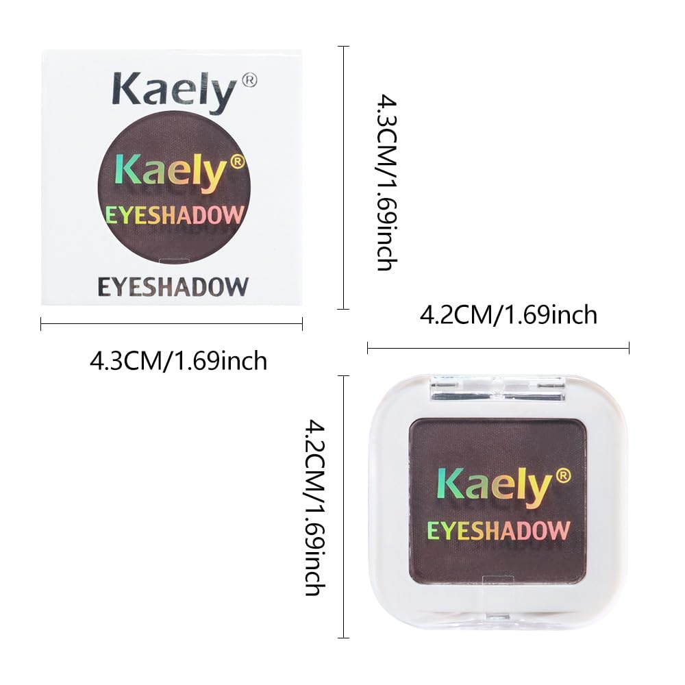 Sombra de ojos Kaely tono ciruela para acabado elegante.