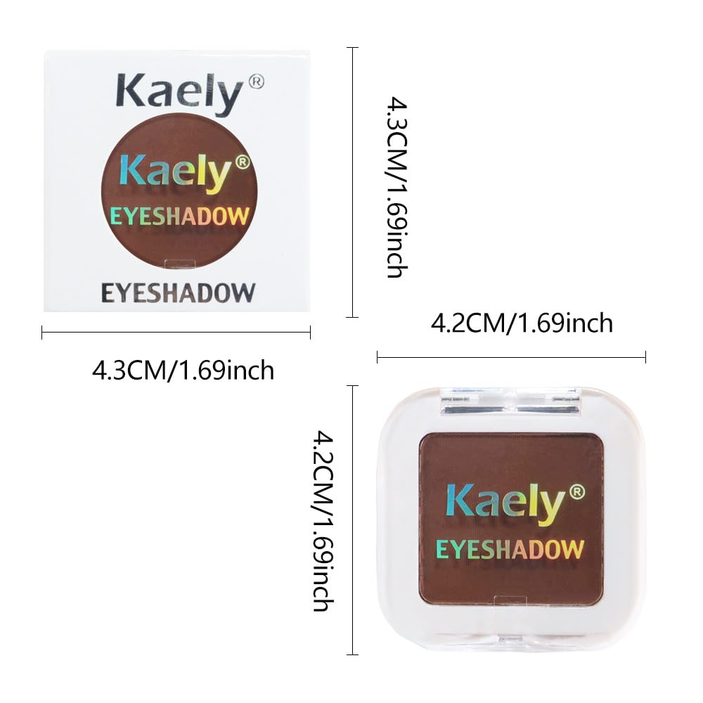 Kaely sombra de ojos cafe mate, regalo perfecto para amigas