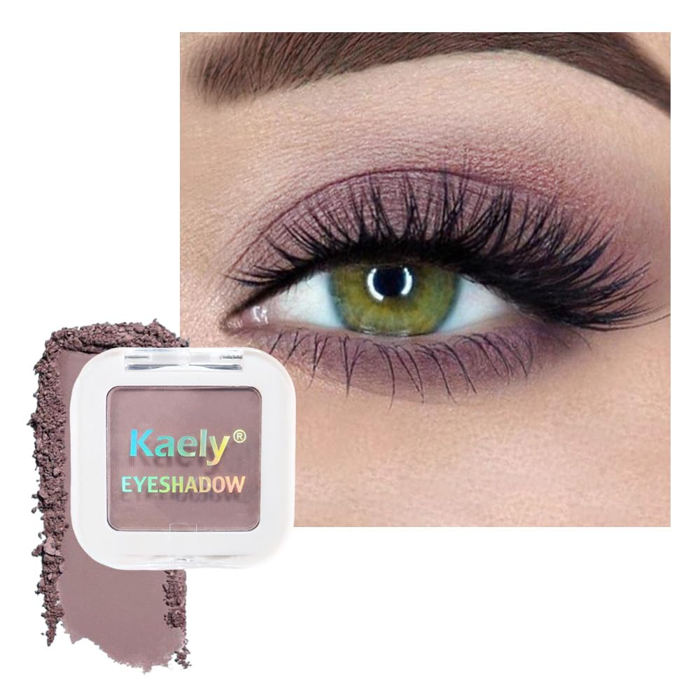 Sombra Kaely Taupe: aplicación suave para un look natural.