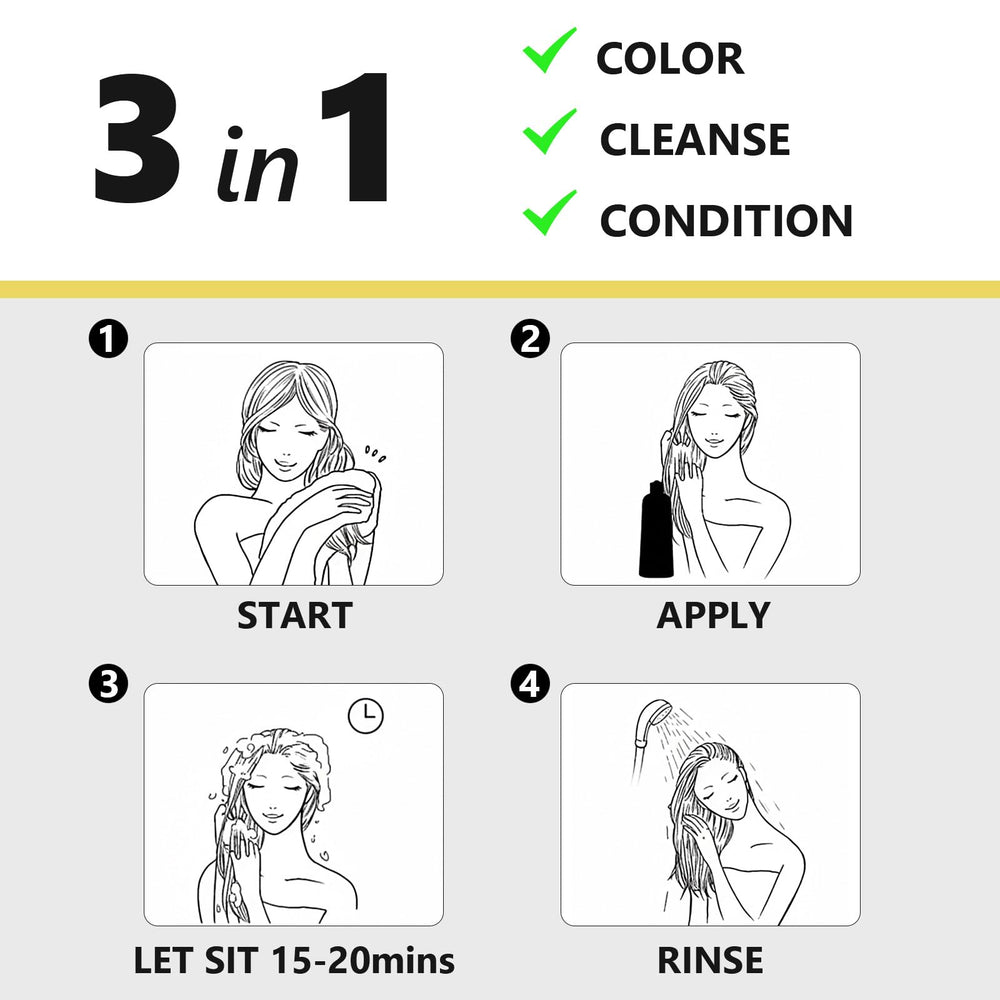 KAISASA champú para todo tipo de cabello, seguro y fácil de usar.