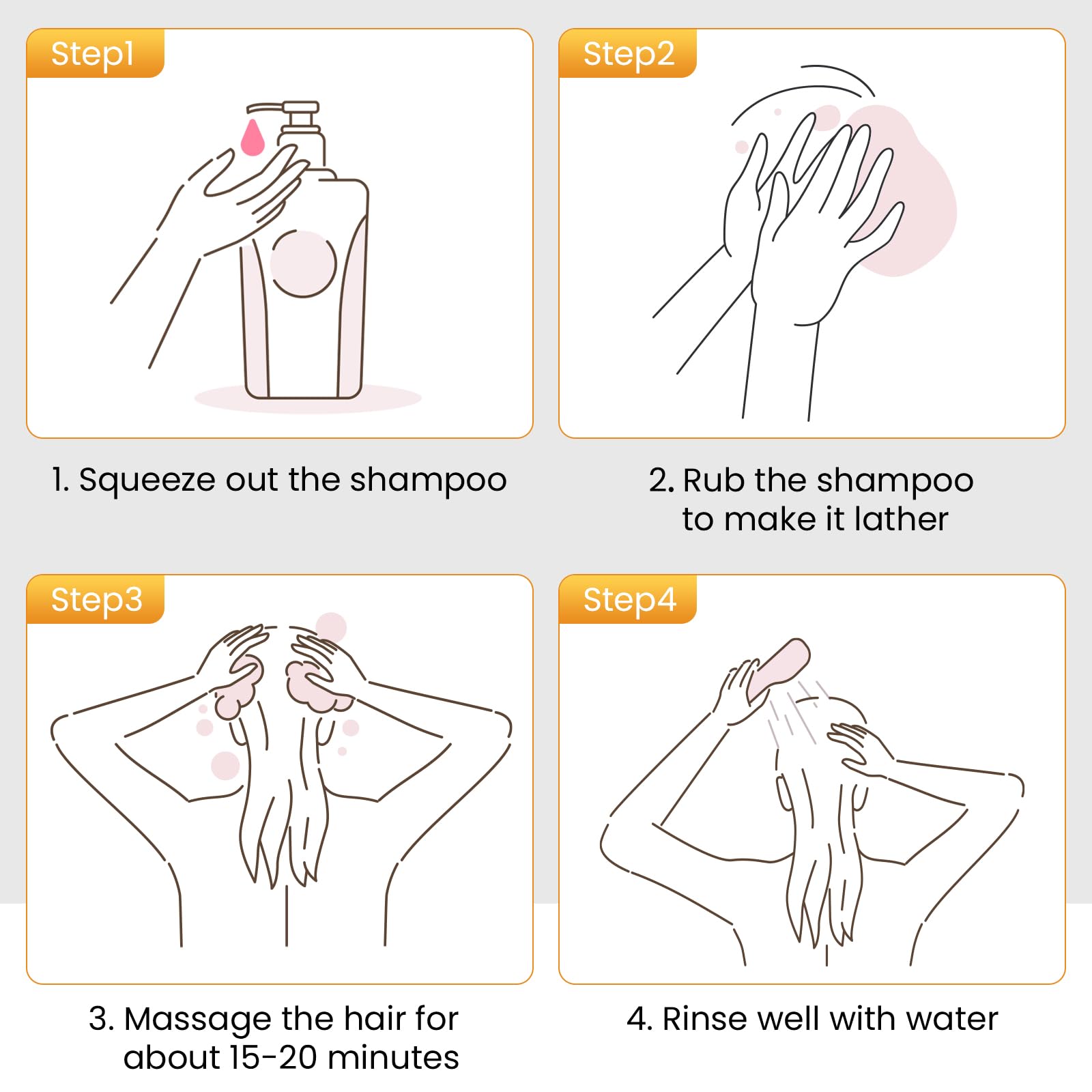 KAISASA color lasts up to 3-4 weeks with gentle use