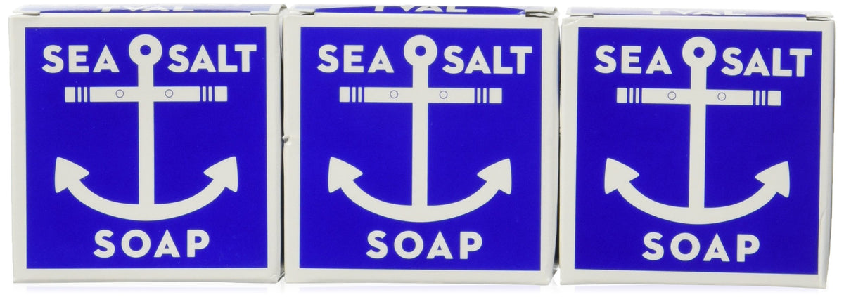 Kala set jabones sal marina, tres piezas, beneficio revitalizante para la piel.