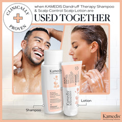 KAMEDIS champú con ácido salicílico, detalle del ingrediente para exfoliación suave.