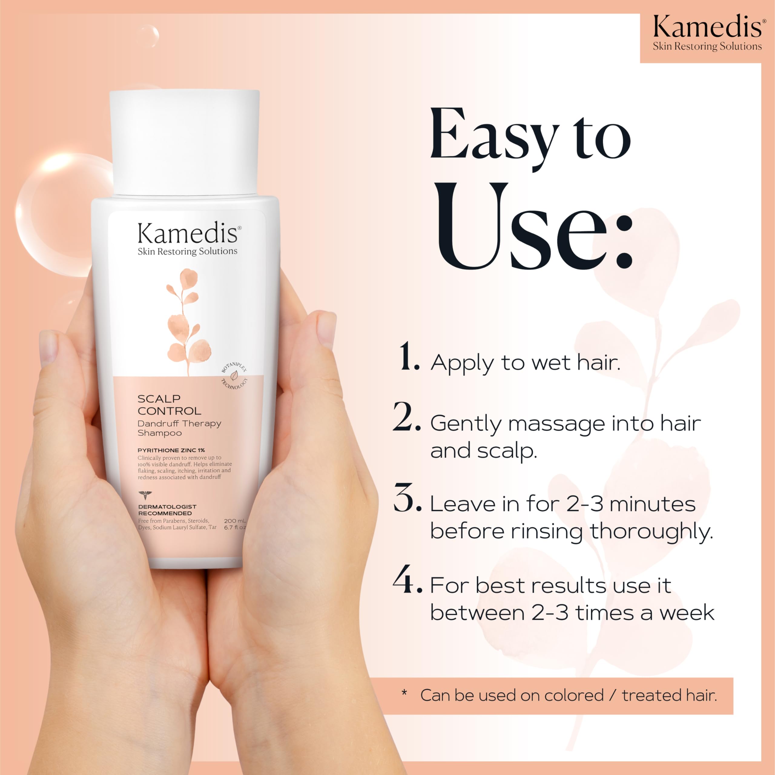 KAMEDIS etiqueta, nuez de jabón como detergente natural para limpieza suave.