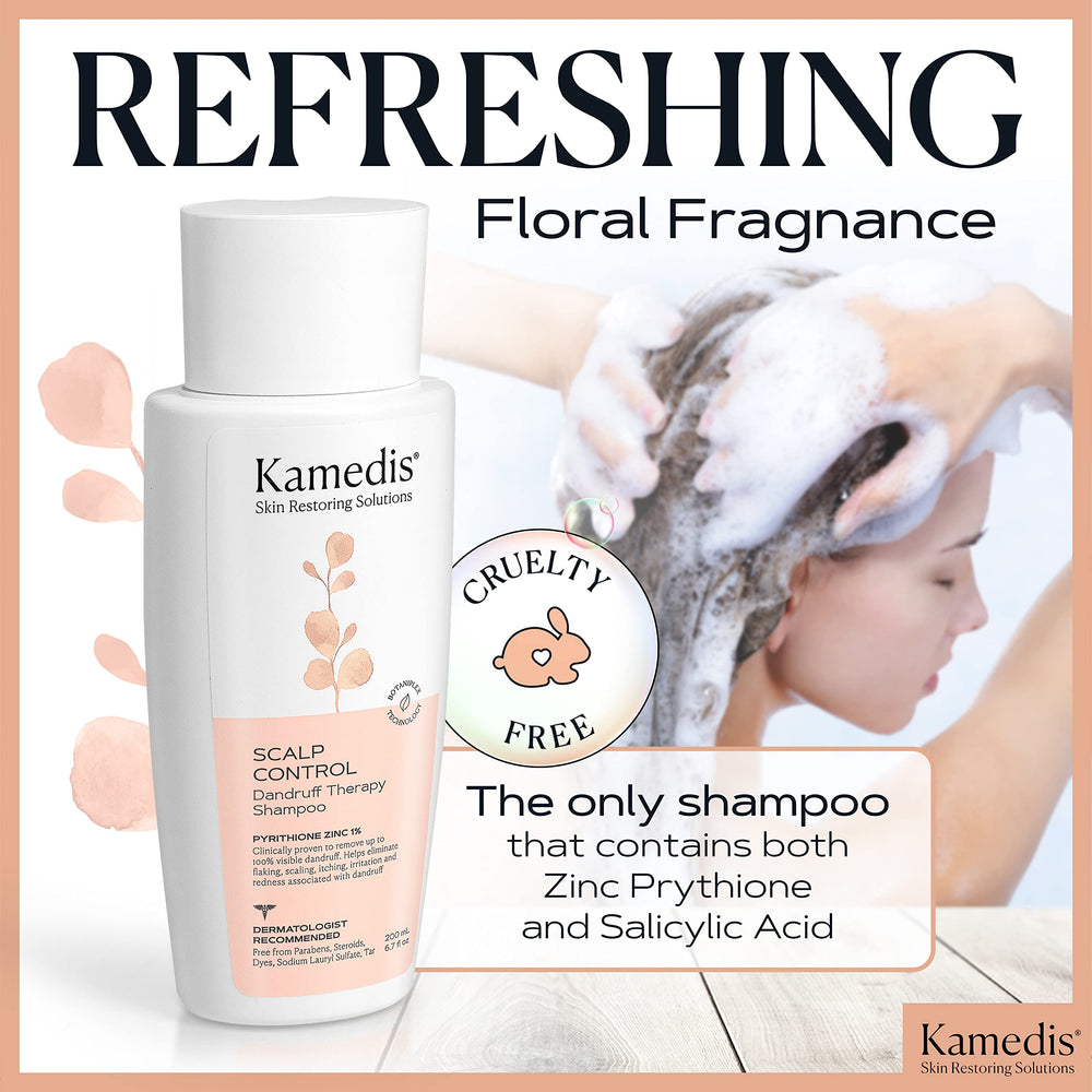 KAMEDIS champú, textura rica que ofrece una experiencia sensorial de lavado.