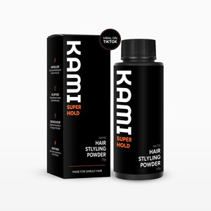 Kami Powder botella de 20 g para textura y volumen en cabello masculino