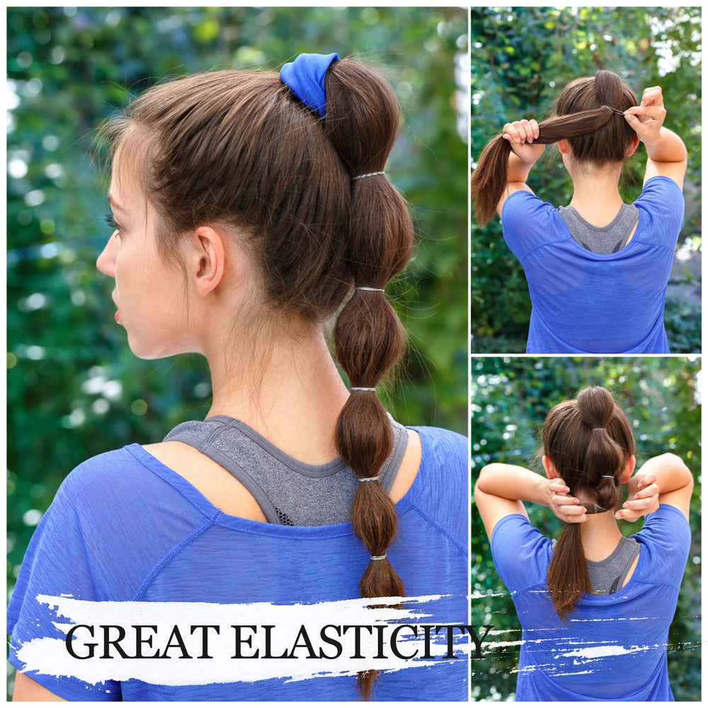 Perfectos para dreadlocks y recogidos, con elasticidad suave para un ajuste cómodo.