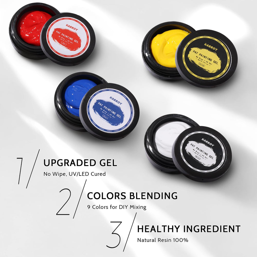 Karroy capa base para uñas, curado UV/LED.