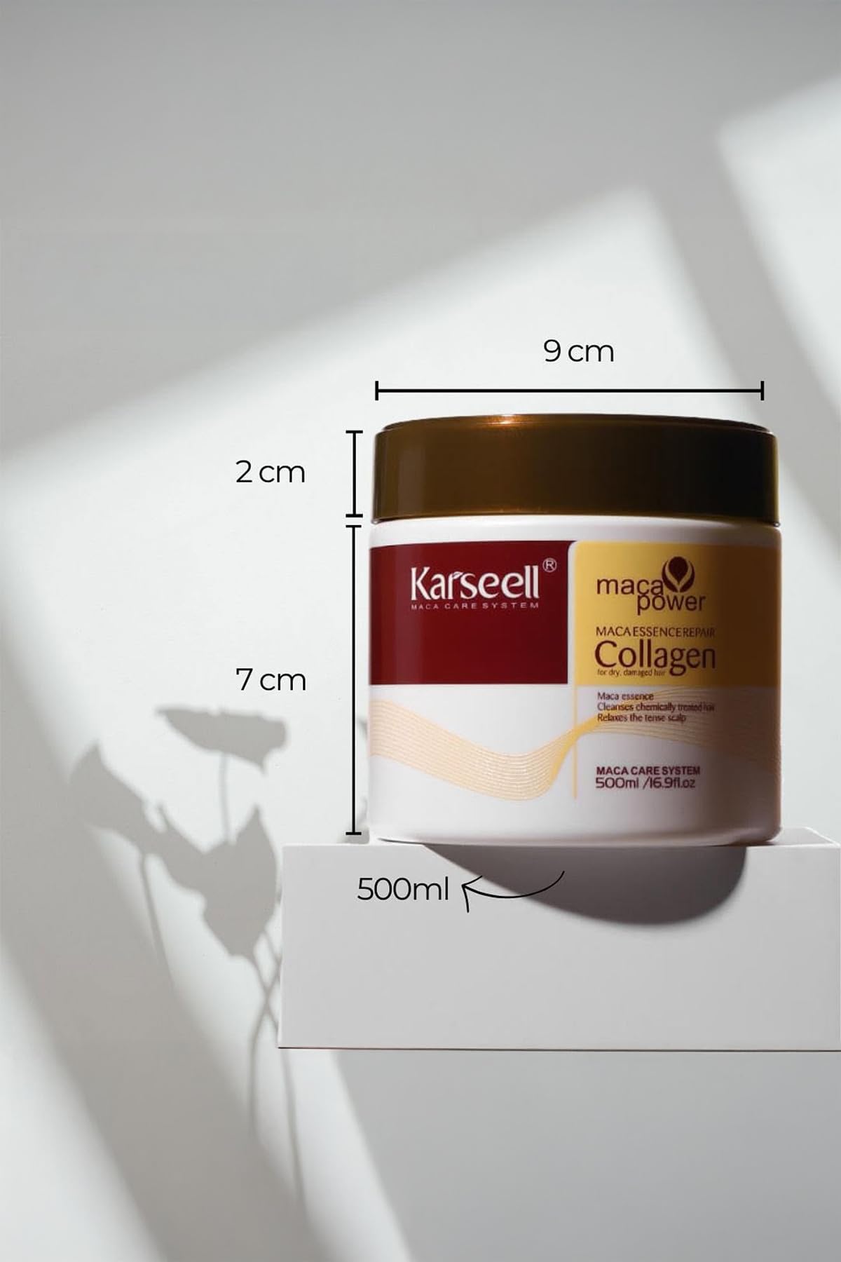 Karseell envase 500 ml con fórmula rica en activos.