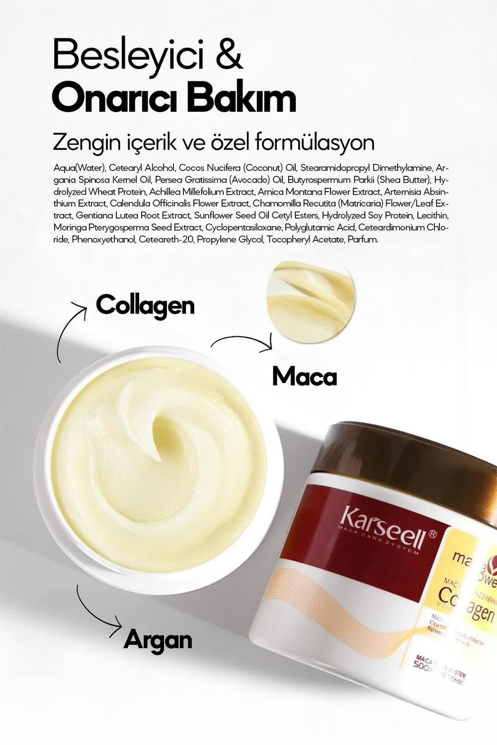 Karseell mascarilla capilar protección solar para cabello expuesto al sol.