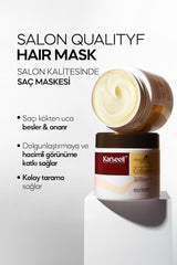 Karseell mascarilla capilar combate frizz para cabello sedoso.