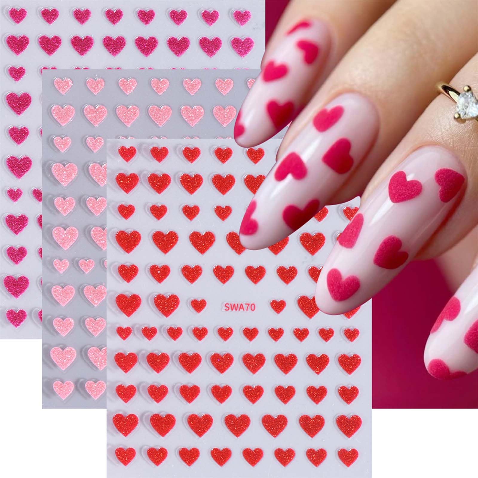 KASOICRA amor uñas: diseños 3D para adornar uñas con elegancia duradera