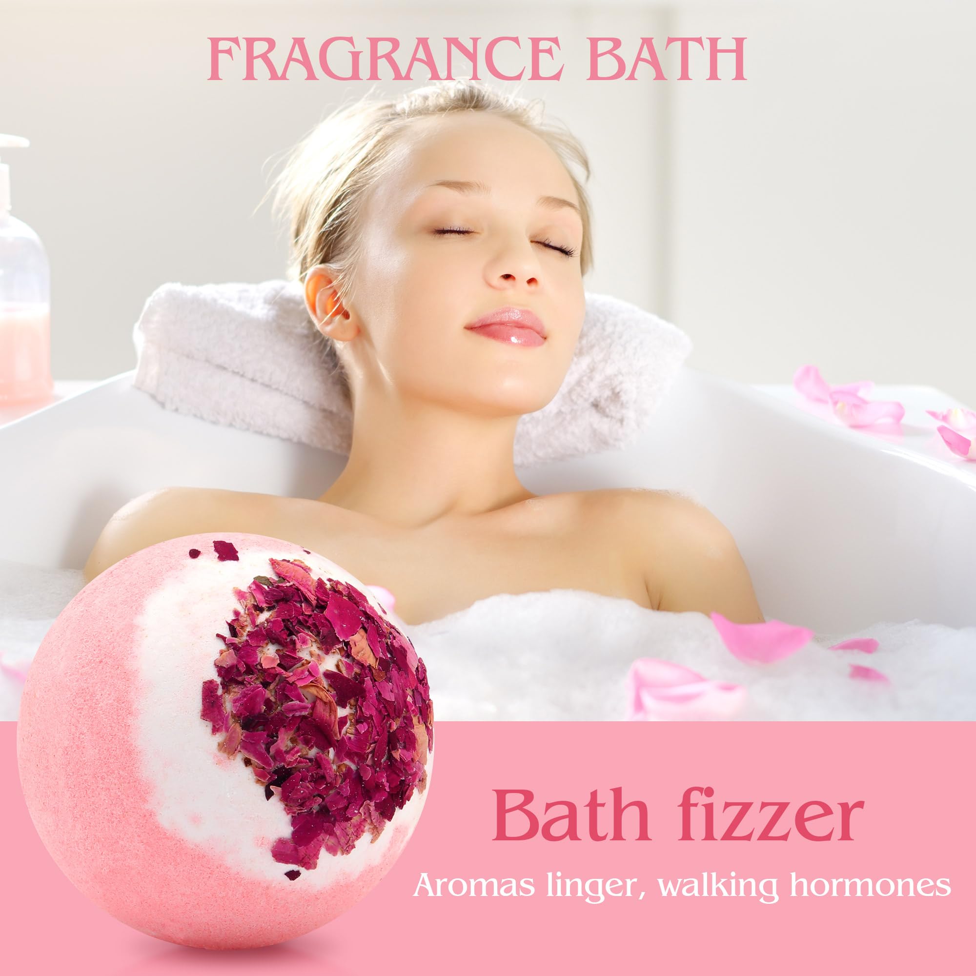 KASTU bombas de baño para regalo, adecuado para mujeres y hombres