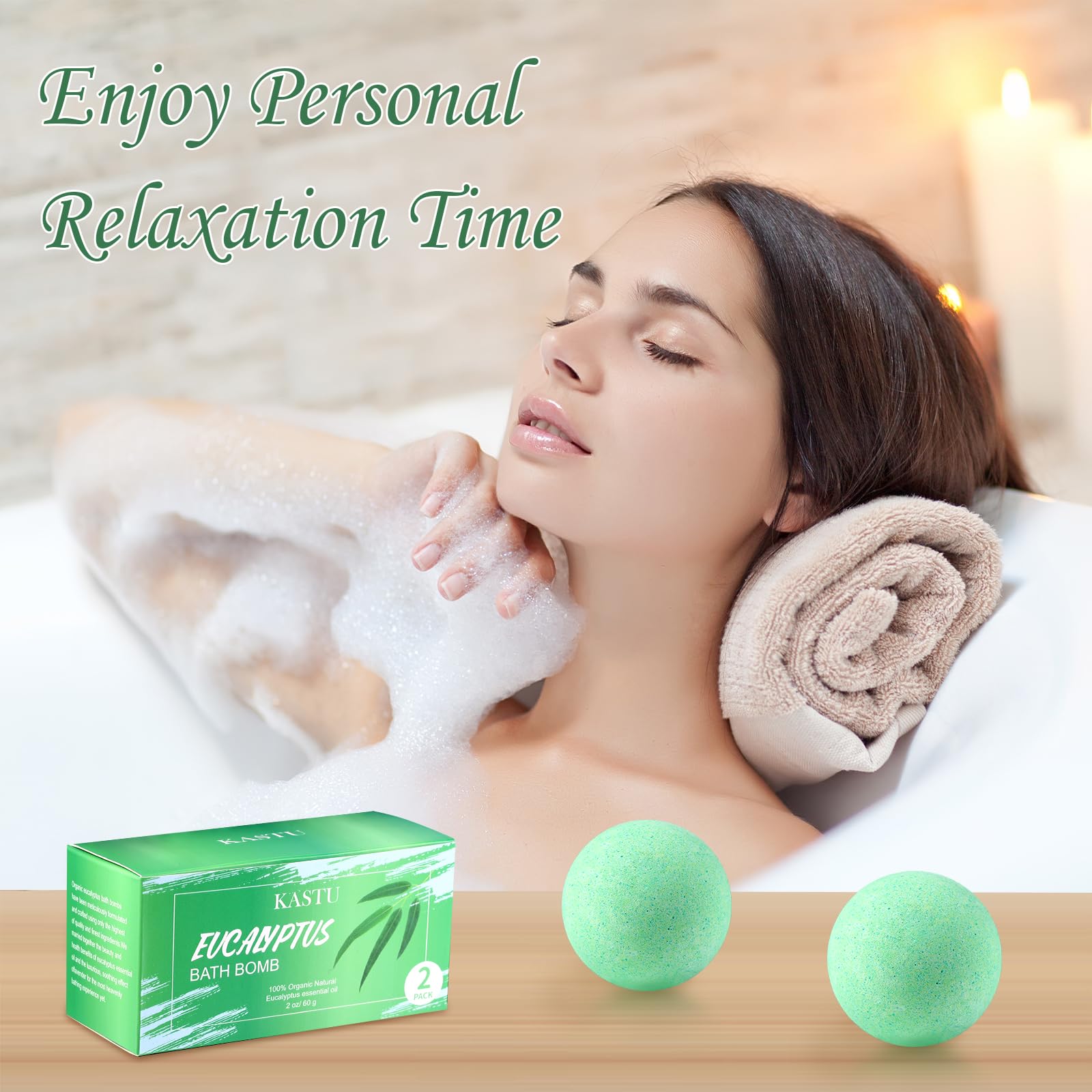 Regalo de baño KASTU para hombre, experiencia relajante