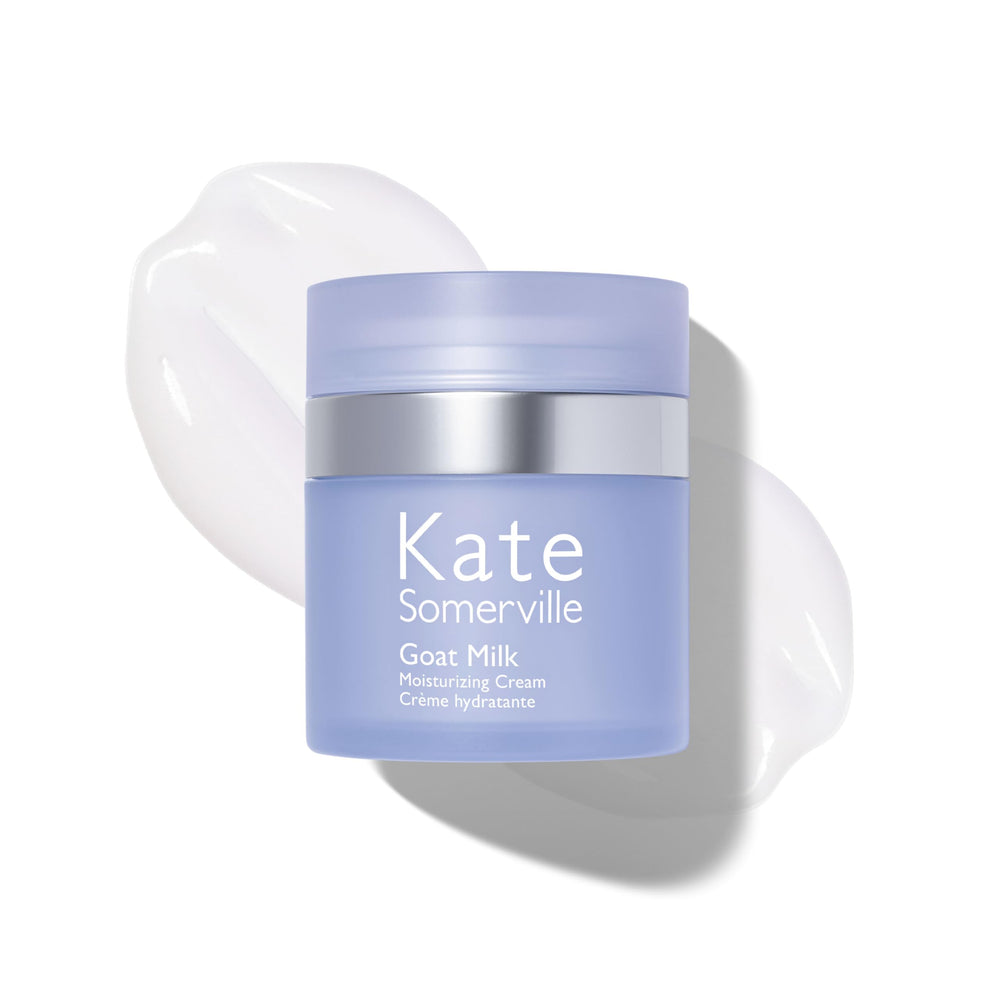 Crema hidratante de leche de cabra Kate Somerville en envase 1.7 oz para hidratación diaria.