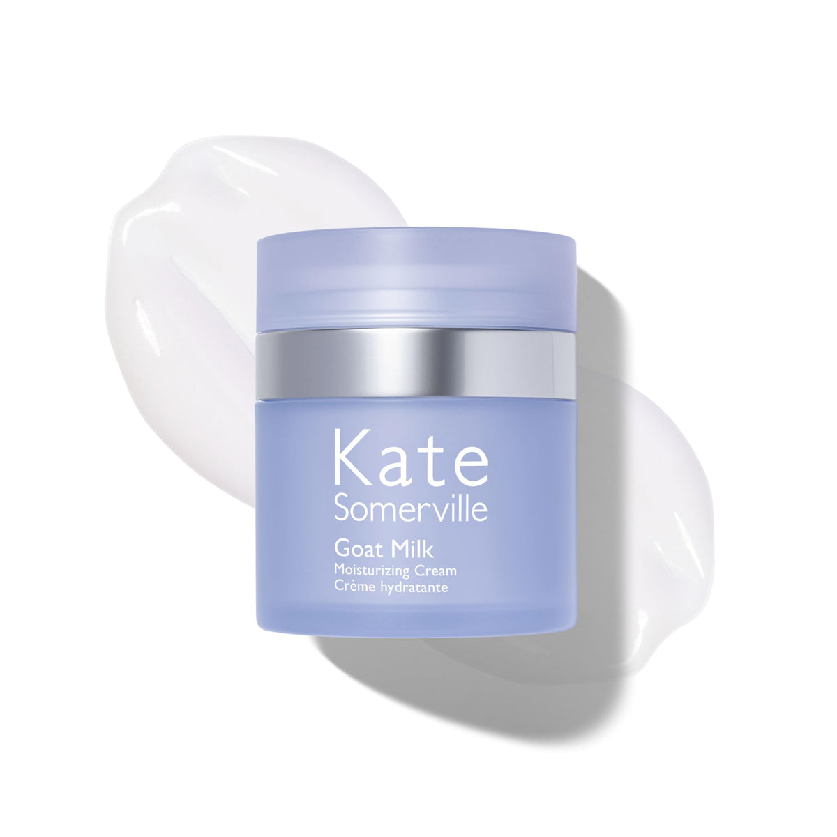 Crema hidratante de leche de cabra Kate Somerville en envase 1.7 oz para hidratación diaria.