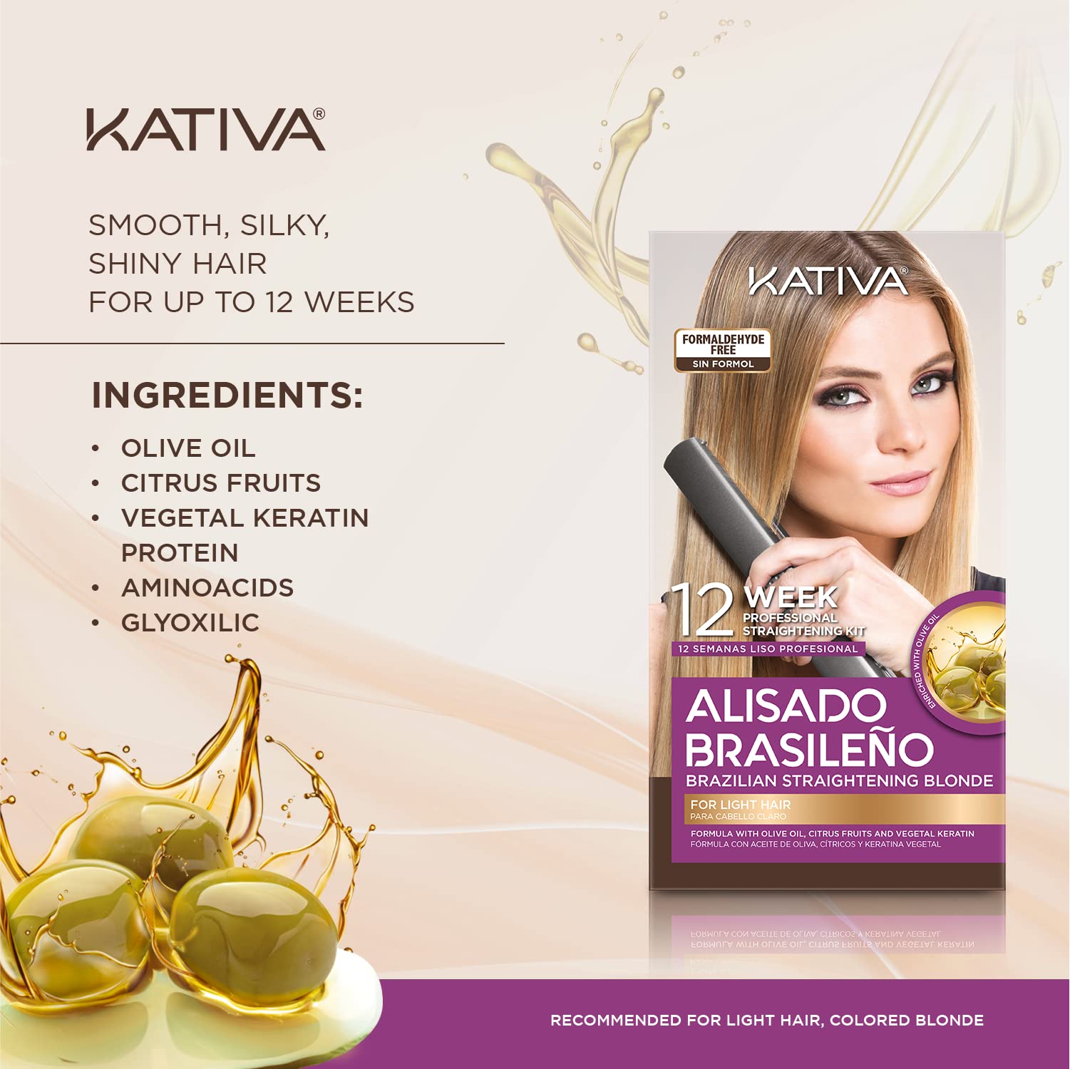 KATIVA Caja del kit, presentación profesional para casa.