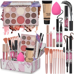 KAVCENT paleta maquillaje adolescentes, looks versátiles para uso diario.
