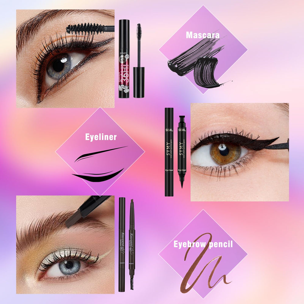 KAVCENT maquillaje teen polvos y puff para acabado suave