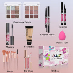 KAVCENT conjunto maquillaje teen: base para un acabado uniforme.