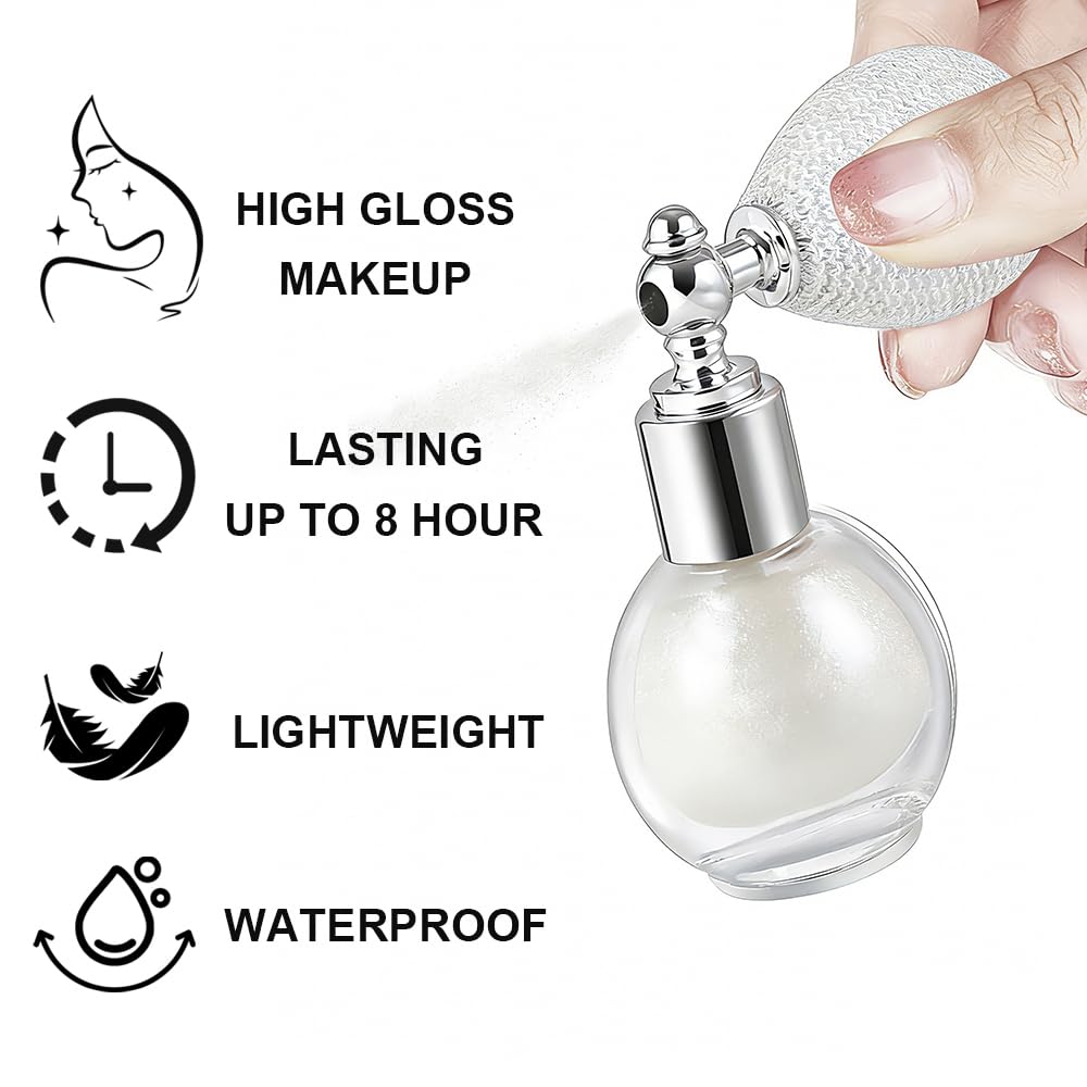 Kaynest brillo facial y corporal en pómulos y cobertura de ojos