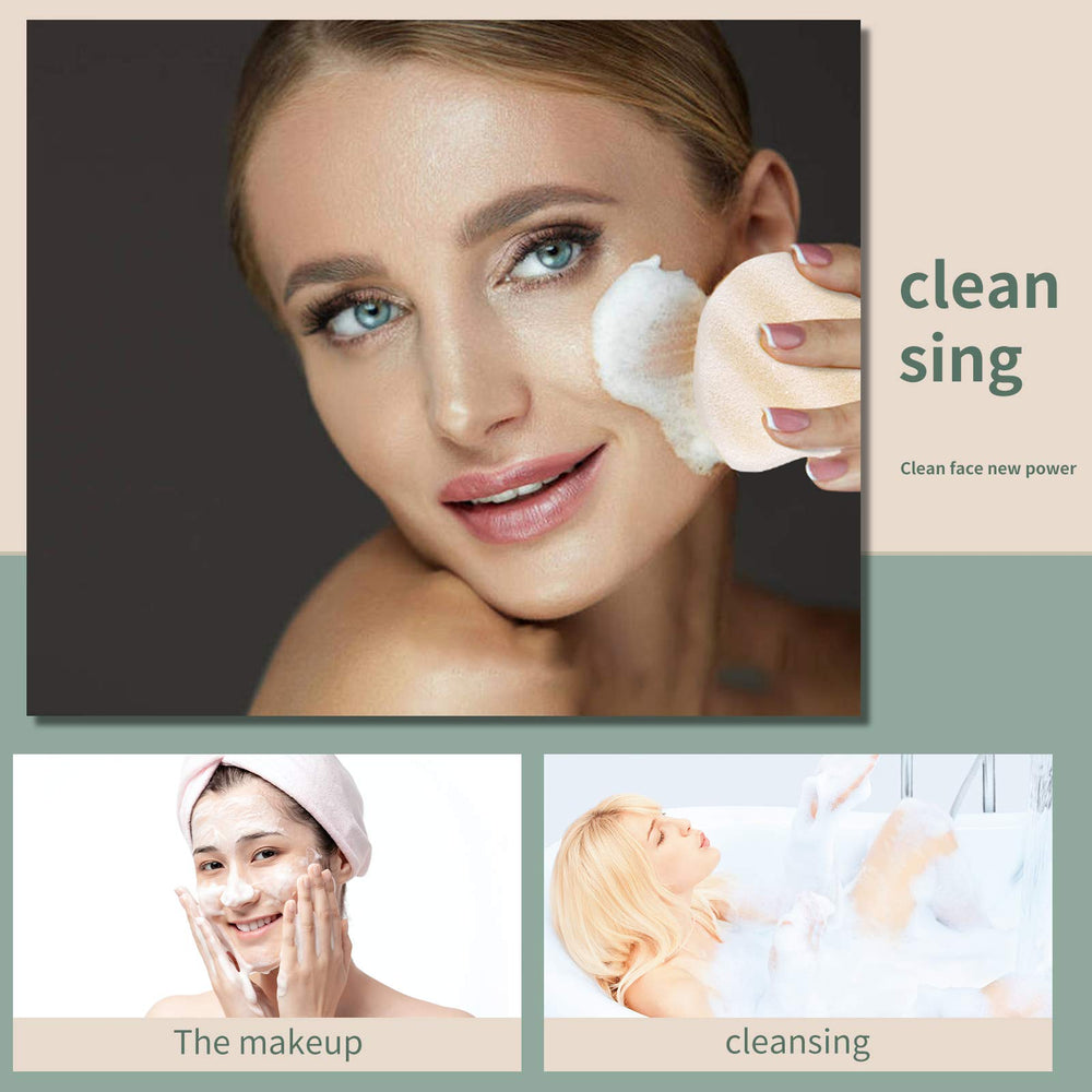 KECUCO konjac esponja exfoliante suave: cuida zonas delicadas como ojos y labios