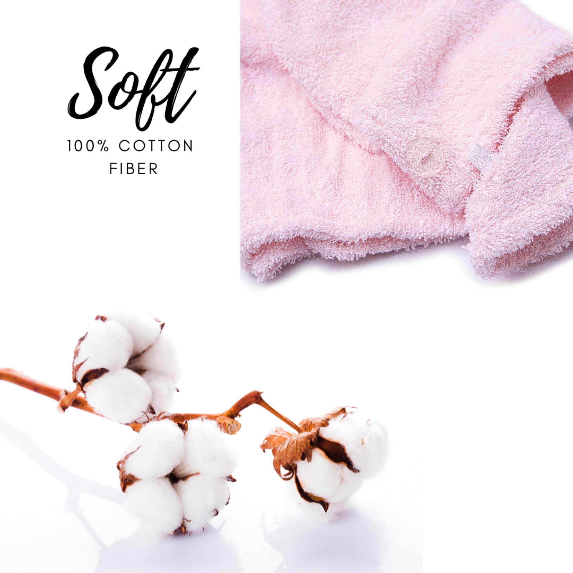 KEEPOZ turbante para cabello largo, cobertura amplia y cómoda de usar.