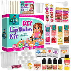 KEFF kit labios 51 piezas para crear bálsamos naturales en casa
