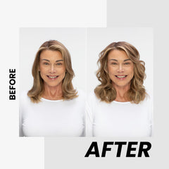 Kenra Volume Spray 25 finished look displays long-lasting hold and natural shine.