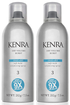 Kenra volumen seco Burst 3: pulverizador para volumen instantáneo de raíces a puntas
