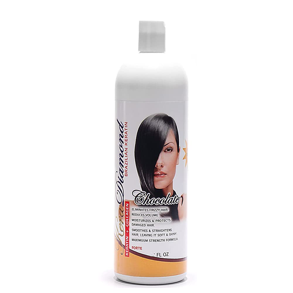 Kera Diamond Keratina Chocolate deja el cabello más suave y flexible.