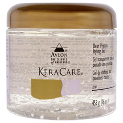 Gel de peinado con proteínas KeraCare, acabado transparente para definición suave