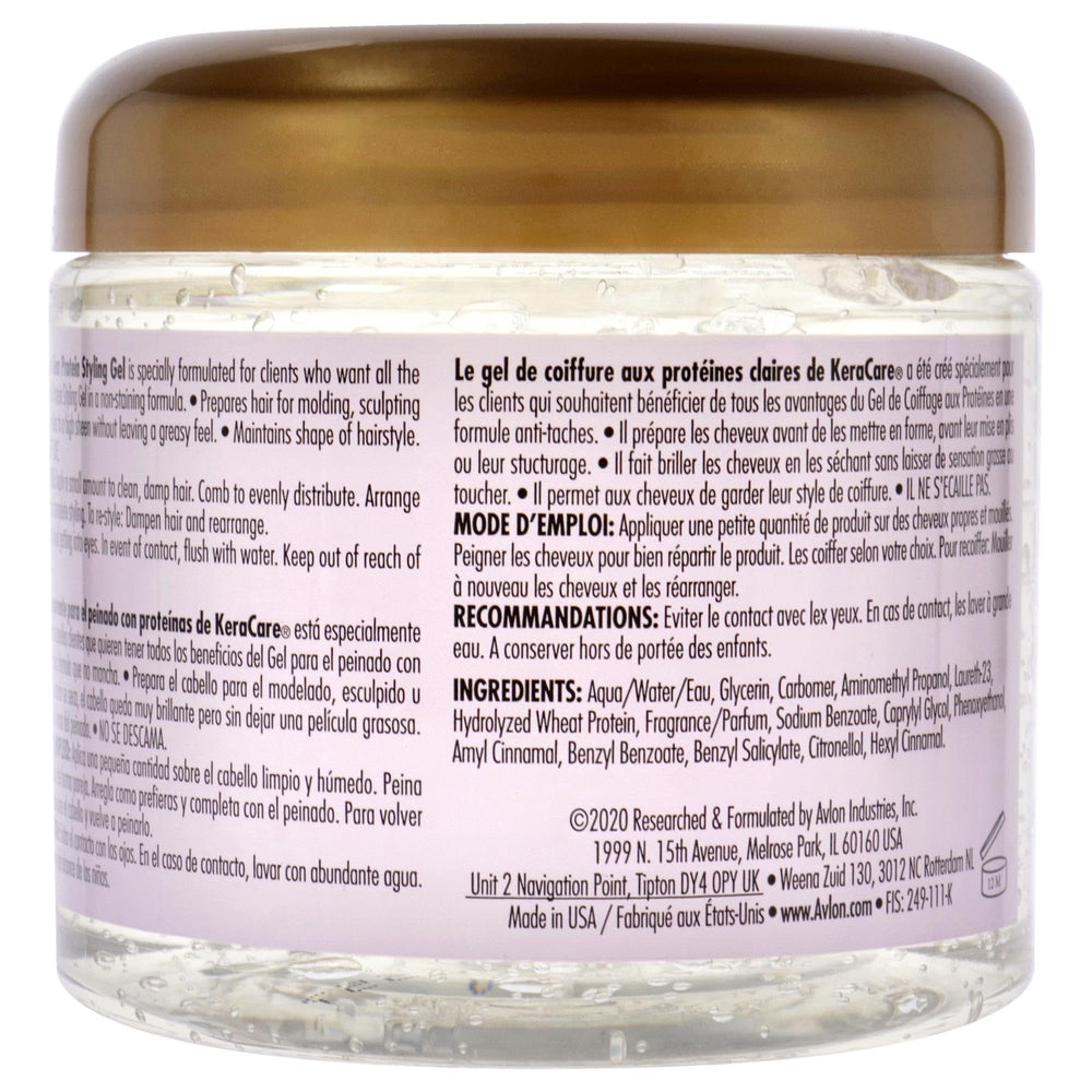KeraCare gel de proteínas para peinado, uso diario sin residuos
