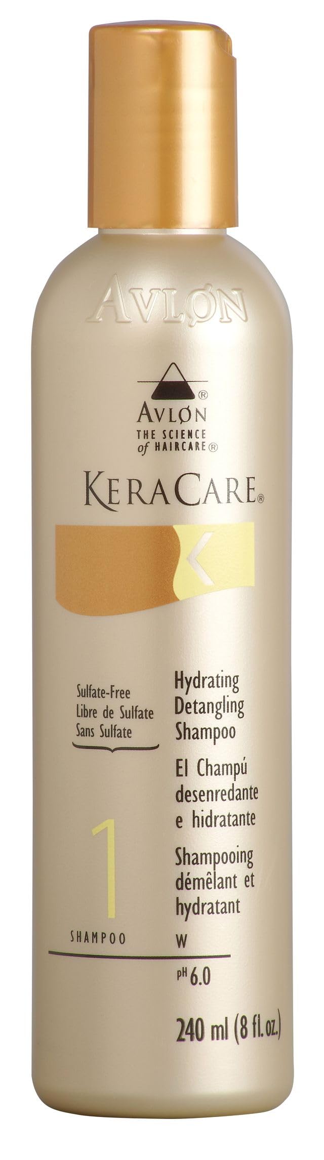 KeraCare champú desenredante hidratante para suavizar y desenredar el cabello